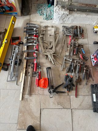 Lote maquinaria y herramientas construcción