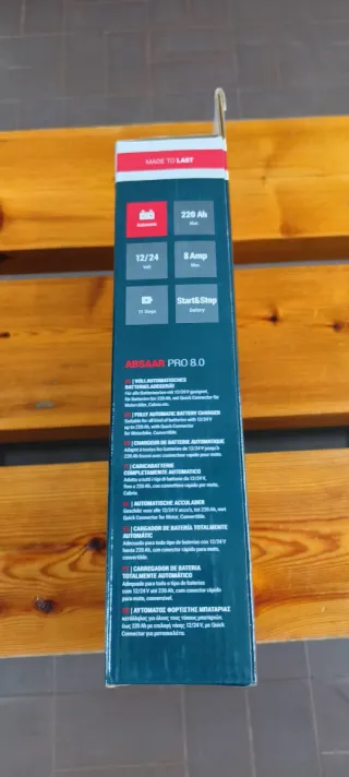 Cargador Baterías ABSAAR PRO 8.0