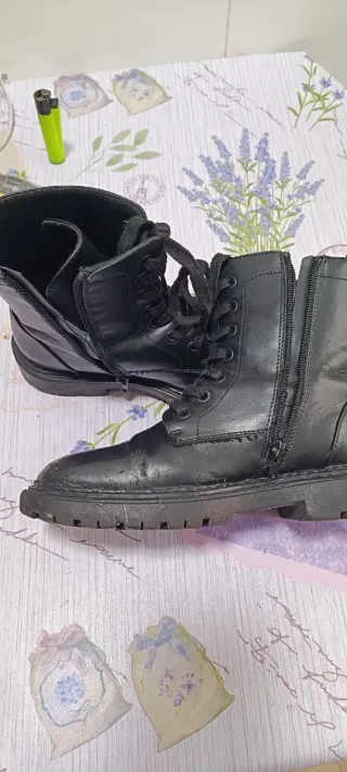 Botas niña T36 negras