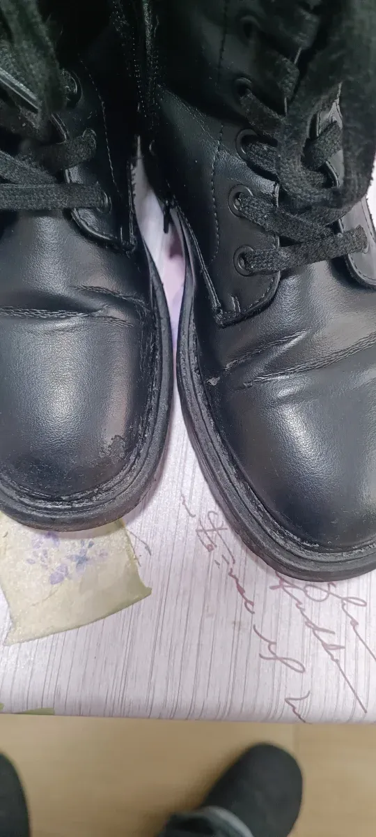 Botas niña T36 negras