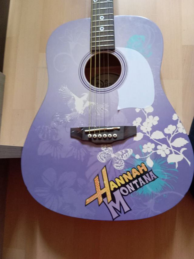 Guitarra Hanna Montana Disney Morada
