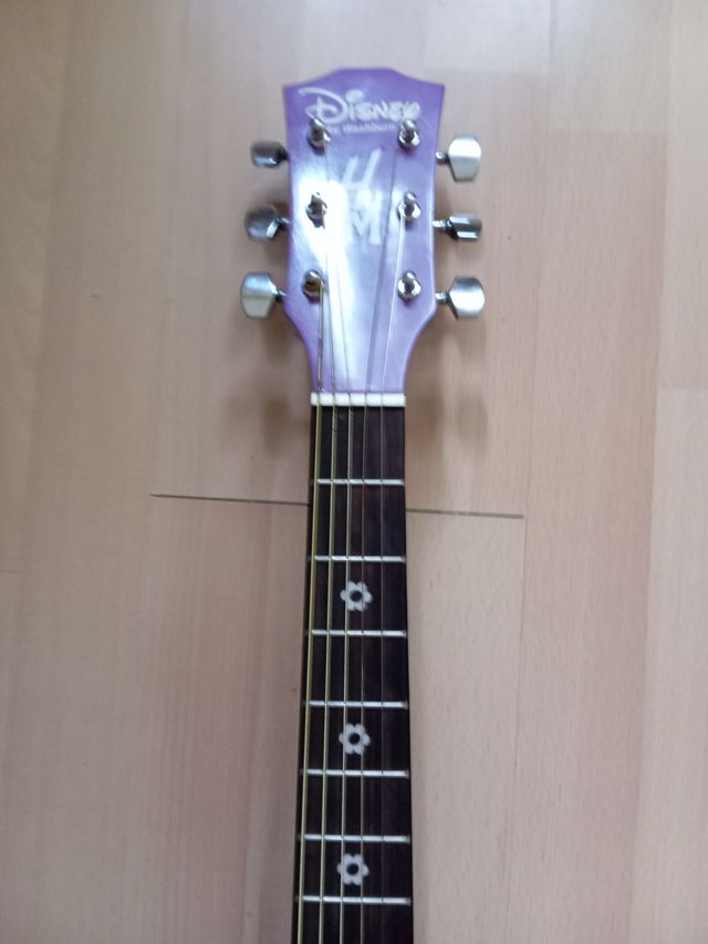 Guitarra Hanna Montana Disney Morada