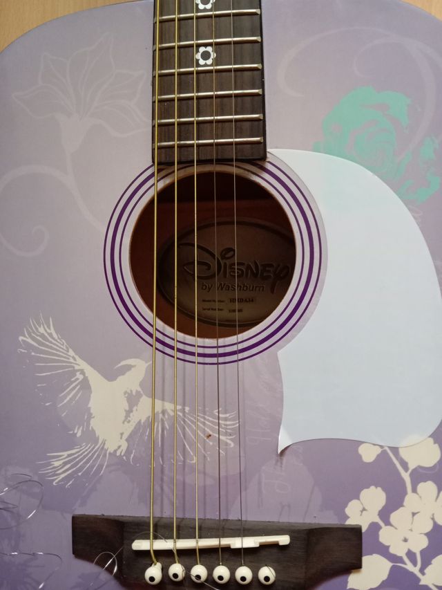 Guitarra Hanna Montana Disney Morada