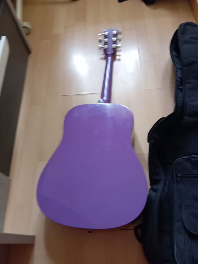 Guitarra Hanna Montana Disney Morada