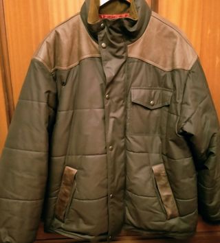 Parka hombre Italiana "Trussardi Sport" XXL-Marròn