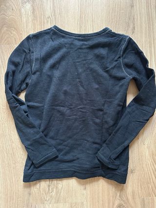 Sudadera Promod negra con detalles