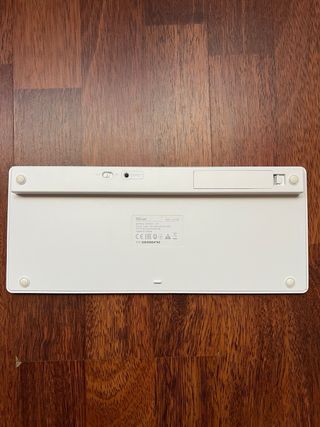 Tastiera Trust Wireless Argento/Bianco