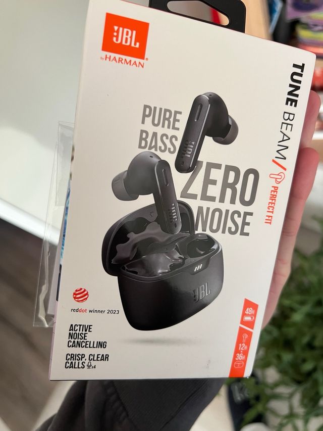 Auriculares JBL Tune Beam Negro