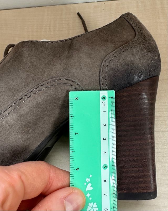 Zapatos Geox gris efecto desgastado oxford t 41