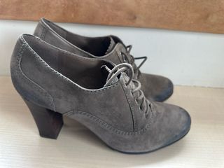 Zapatos Geox gris efecto desgastado oxford t 41