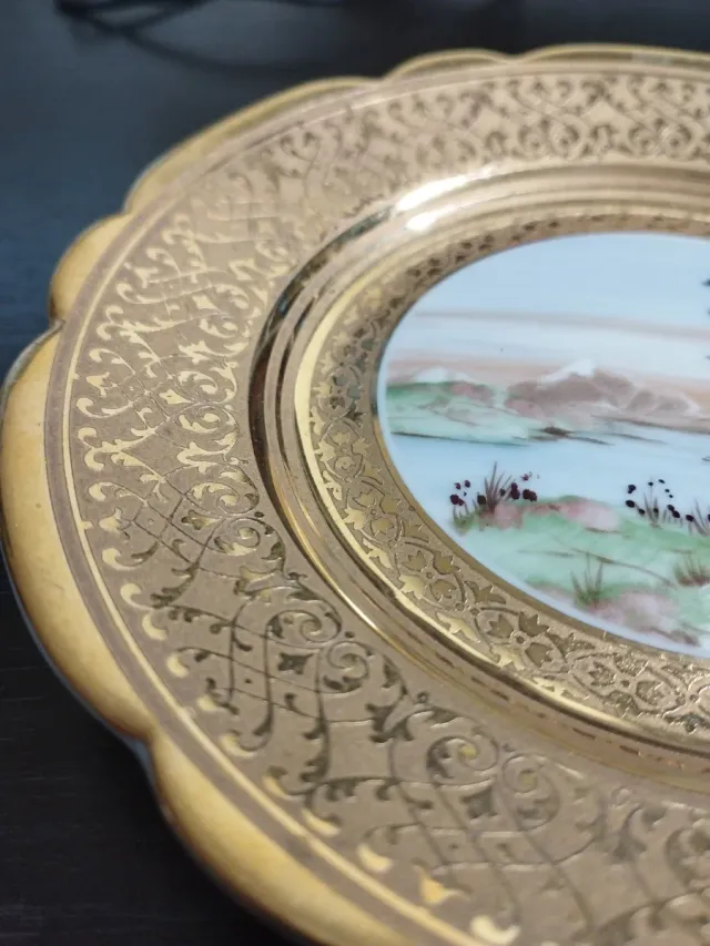 Plato Bidasoa Porcelana 15,5cm Paisaje