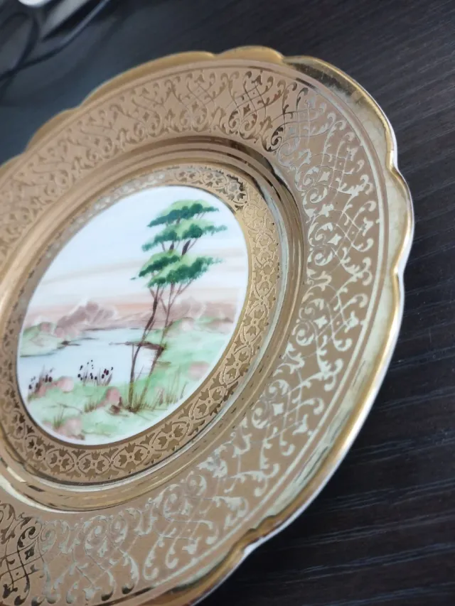 Plato Bidasoa Porcelana 15,5cm Paisaje