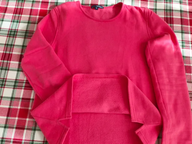 Sudadera rosa tejido térmico