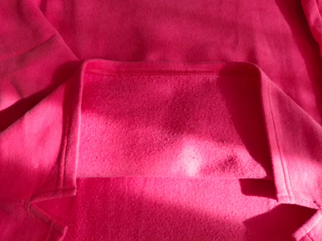 Sudadera rosa tejido térmico