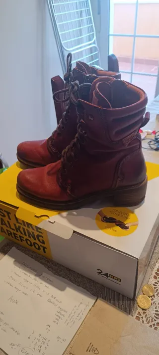 Botines Pikolinos Rojo Talla 36