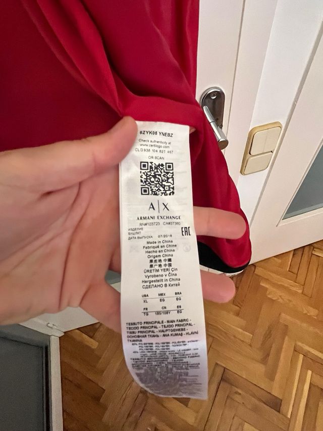 Abrigo Armani Exchange T. XL