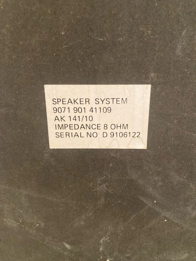 Altavoces Philips Vintage Marrones