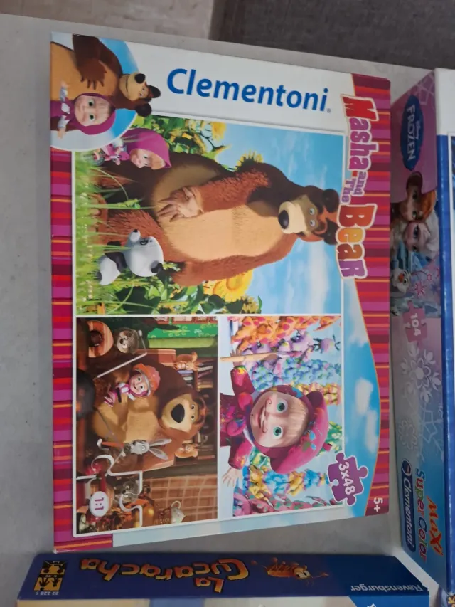 Puzzle Clementoni Masha y el Oso 3x48