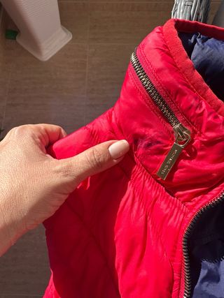 Chaqueta Michael Kors Packable Talla L Roja/Azul
