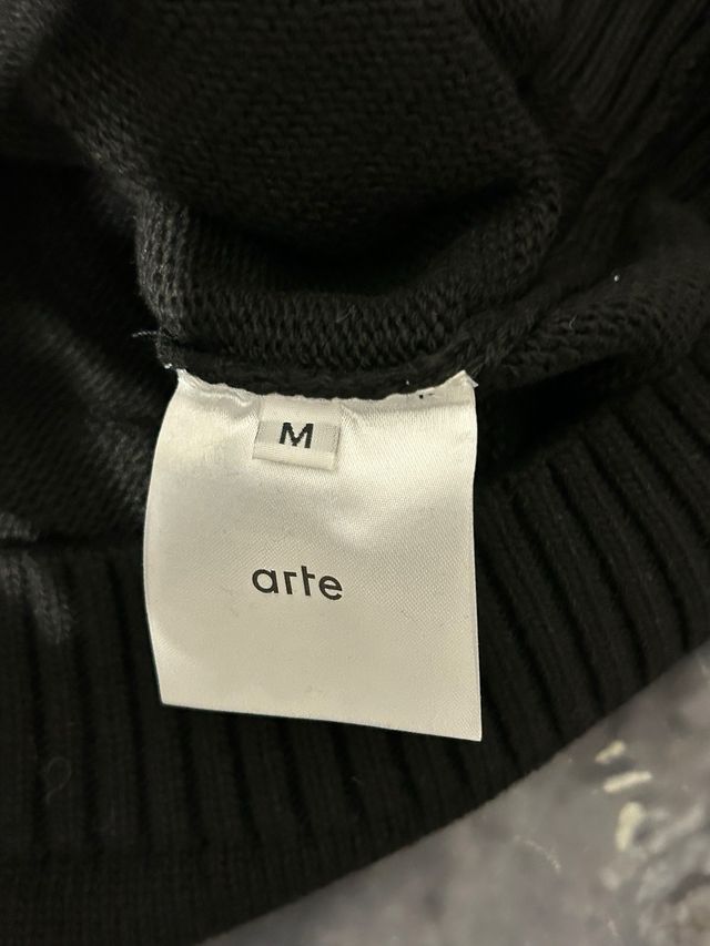 Maglione Arte nero con logo