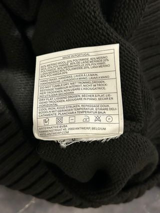 Maglione Arte nero con logo