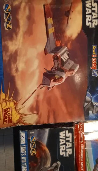 Modellini 4 diversi Star Wars AT-TE Revell Easy
