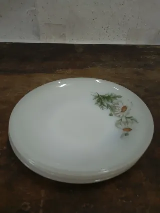 Liquidazione di Natale: 3 Piatti di Cristallo con Fiori