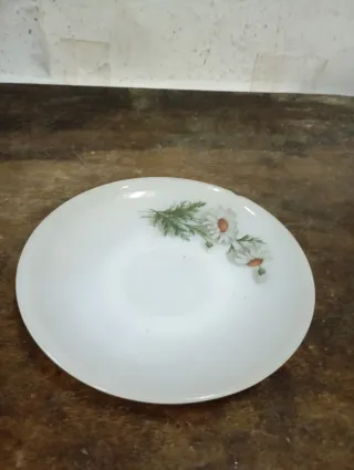 Liquidazione di Natale: 3 Piatti di Cristallo con Fiori