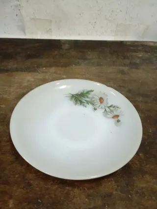 Liquidazione di Natale: 3 Piatti di Cristallo con Fiori