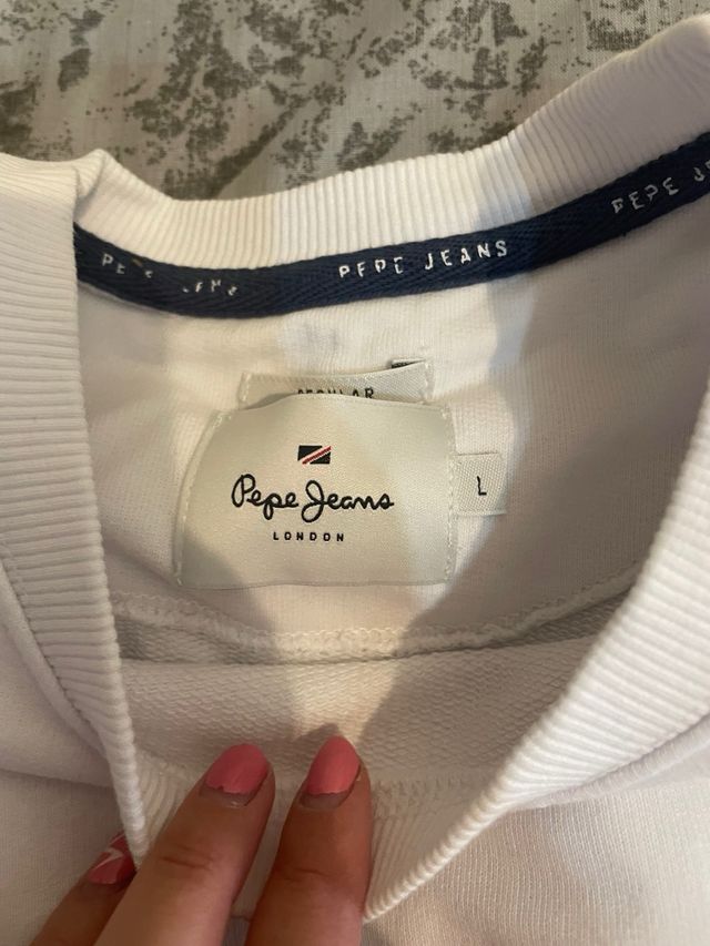 Sudadera Pepe Jeans Blanca