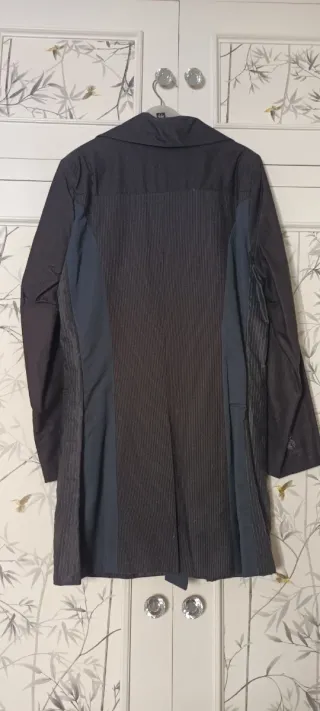 Abrigo/Gabardina Desigual Azul/Gris