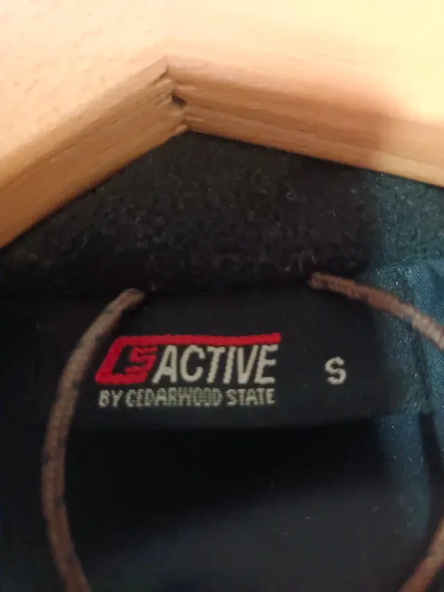 Cazadora caballero negra y marrón