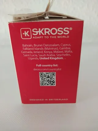 Adaptador de enchufe SKROSS Reino Unido