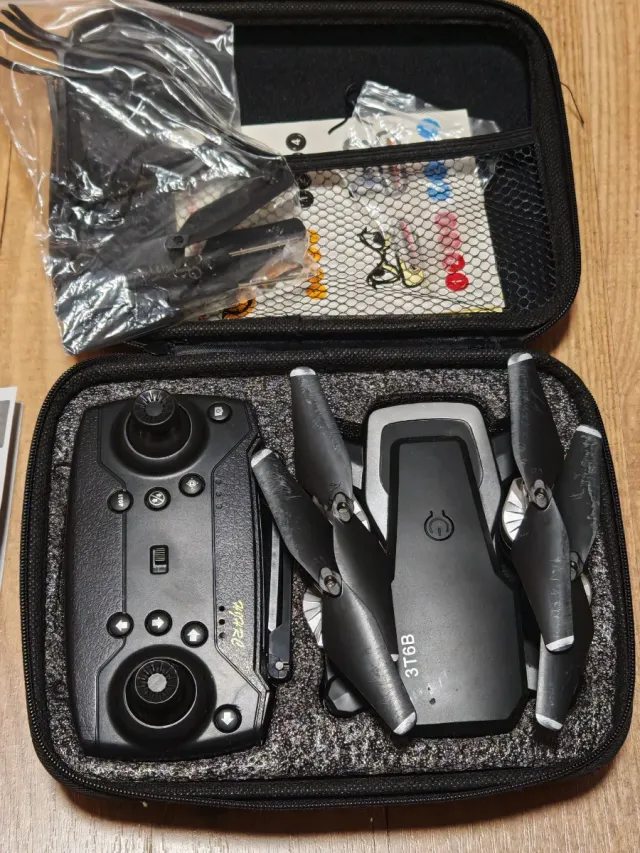 Dron HJHRC 3T6B Preto