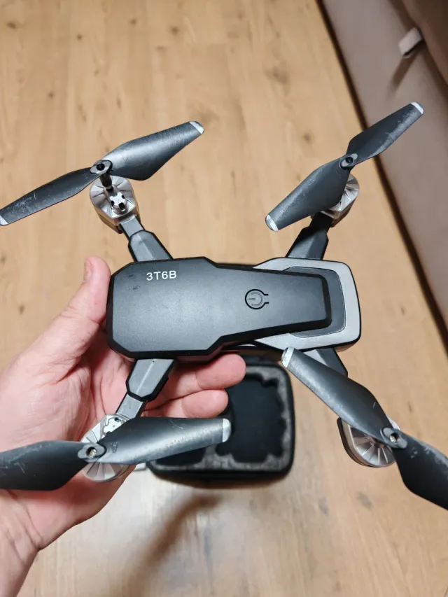 Dron HJHRC 3T6B Preto