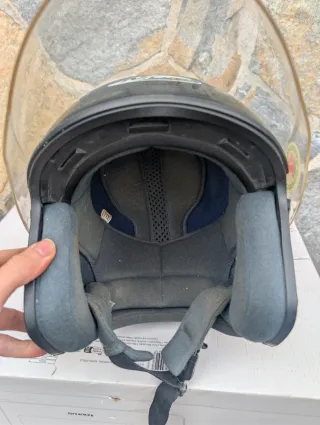 Casco Moto Nitro Talla XL Negro