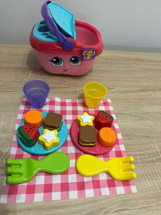 2 Cestas de picnic de juguete