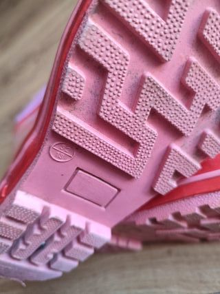 Botas de agua niña rosas con lazos