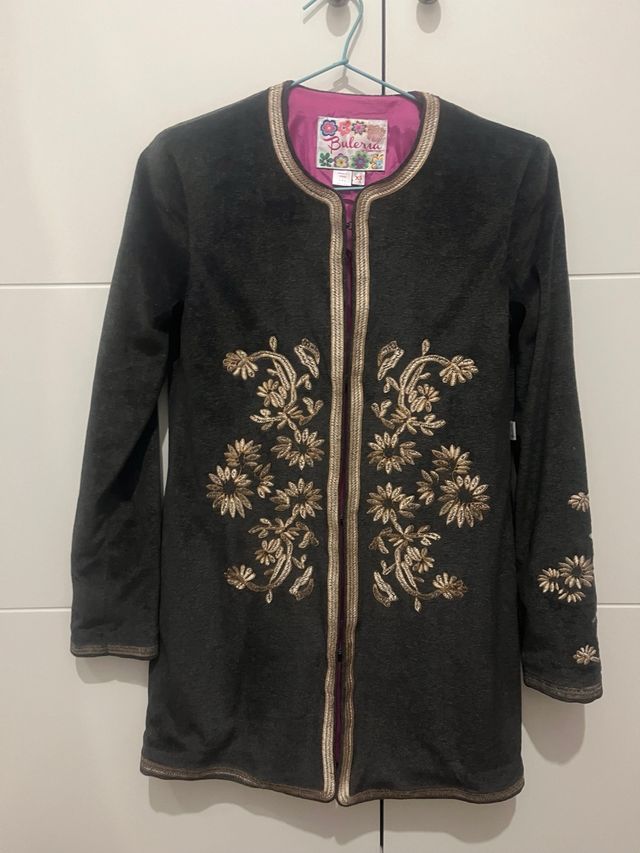 Casaca Flamenco Bulería Bordada Talla XS