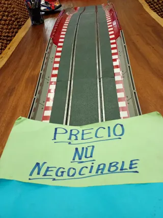 Scalextric puente con luz pista gris moderna