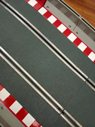 Scalextric puente con luz pista gris moderna