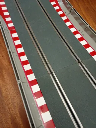 Scalextric puente con luz pista gris moderna