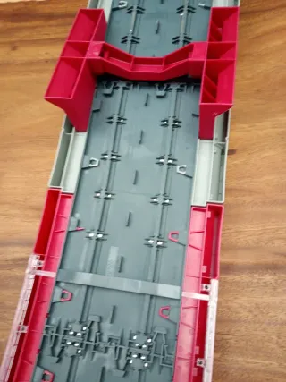 Scalextric puente con luz pista gris moderna