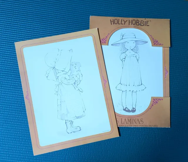 Laminas Vintage Holly Hobbie para Colorear