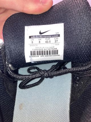 Nike NOCTA negras talla 42.5 reflectantes
