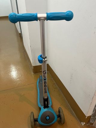 Patinete 3 ruedas azul Globber