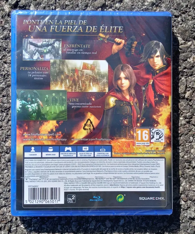 Final Fantasy Type-0 PS4 precintado