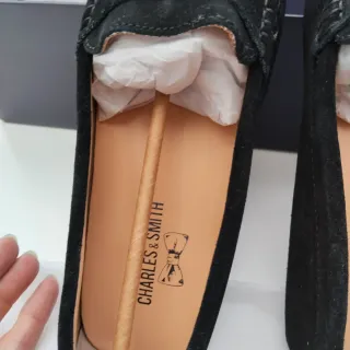 Mocasines ante mujer Charles & Smith negros n*39