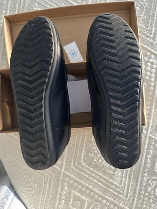 Mocasines negros señora talla 40