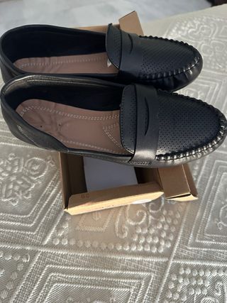 Mocasines negros señora talla 40
